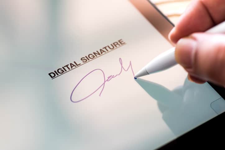 Storage Forms now Signed Electronically 
